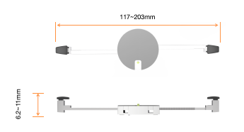 CT20 Two-Way Tablet Security Clamp for T30 Display Stand